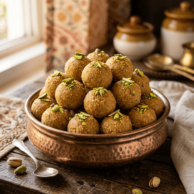 The Secret to Perfect Besan Laddu: Pure Desi Ghee