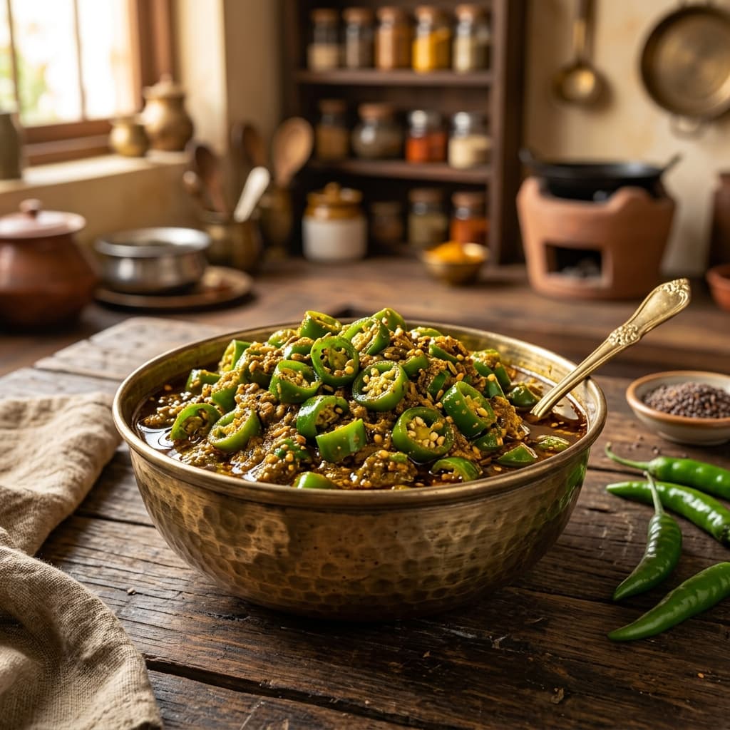 Green Chilli Pickle