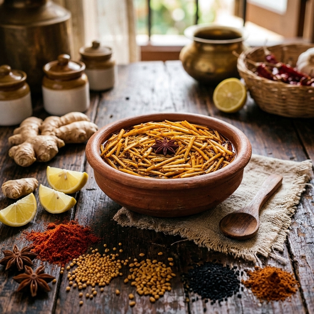 How Traditional Ginger Pickle (Adrak Achar) Boosts Digestion and Immunity in Ayurveda